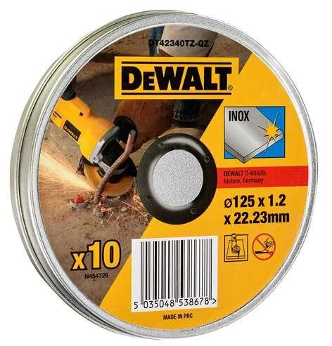 Pjovimo diskas Dewalt DT42340TZ-QZ, 125 mm x 1.2 mm x 22.23 mm