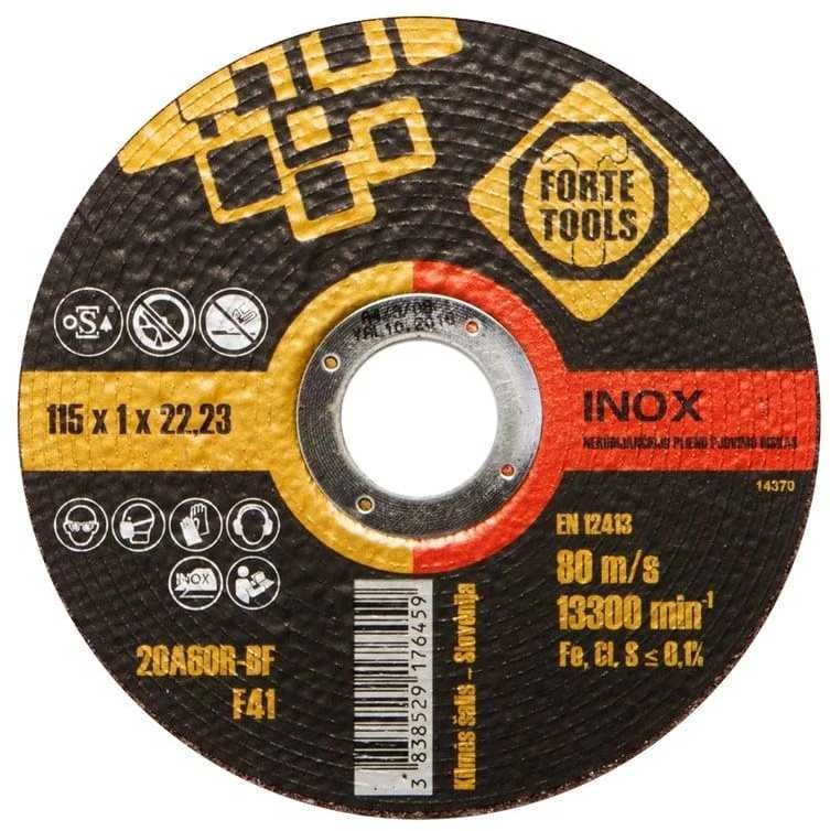 Forte_Tools Pjovimo diskas Forte tools, 115 x 1 x 22.23 mm
