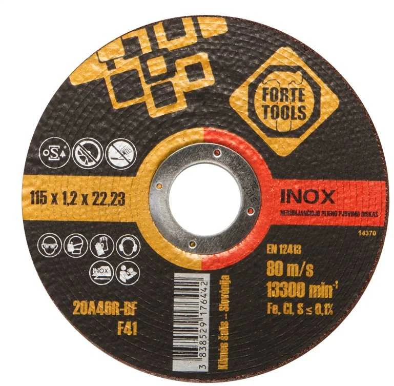 Forte_Tools Pjovimo diskas Forte tools, 115 x 1.2 x 22.23 mm