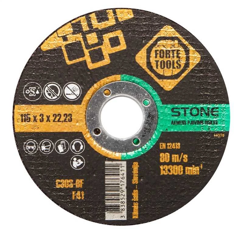 Forte_Tools Pjovimo diskas Forte Tools, 115 x 3 x 22,23 mm