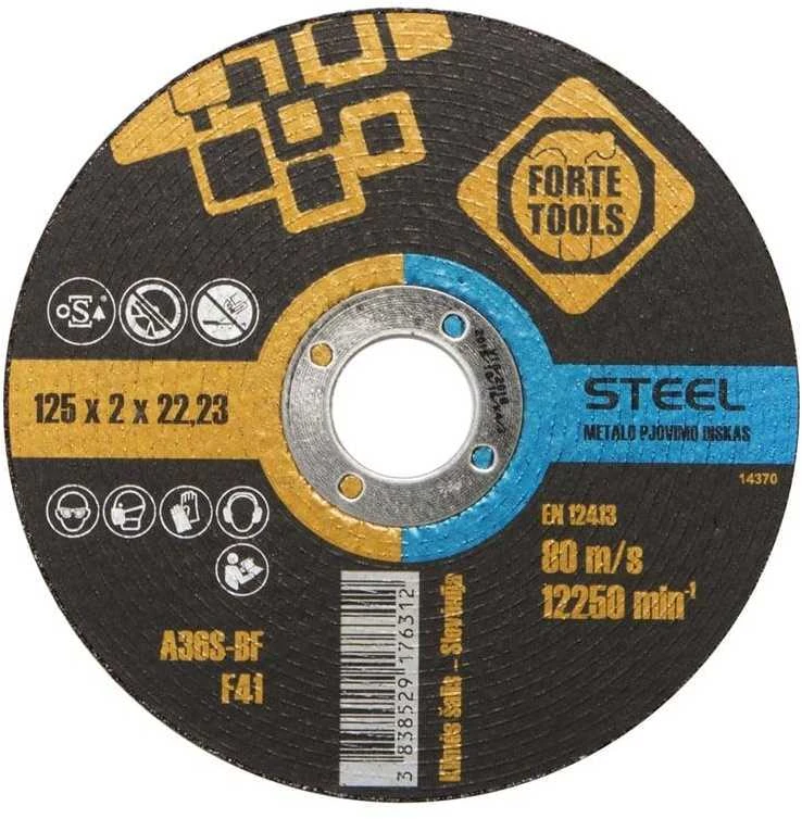 Nezatříděno Forte_Tools Pjovimo diskas Forte tools, 125 x 1.2 x 22.23 mm