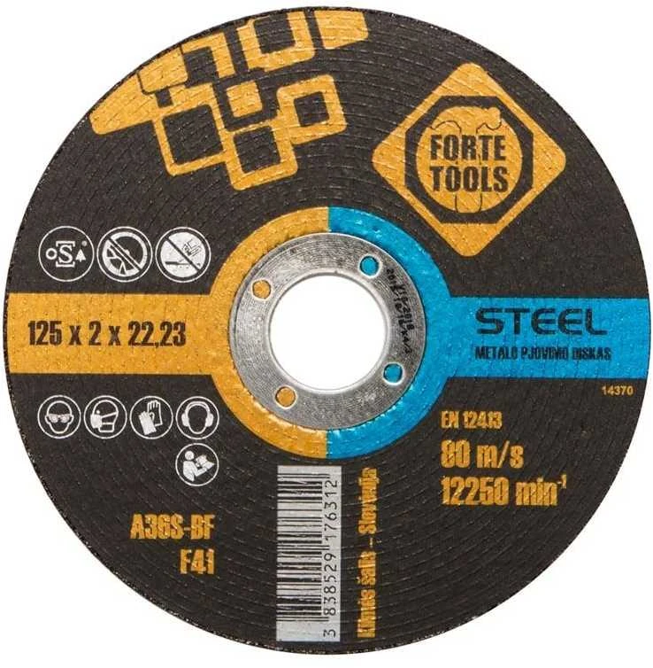 Forte_Tools Pjovimo diskas Forte tools, 125 x 2 x 22.23 mm