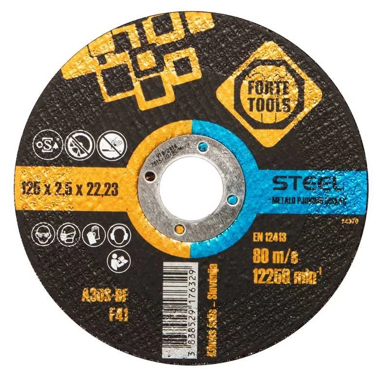 Forte_Tools Pjovimo diskas Forte tools, 125 x 2.5 x 22.23 mm