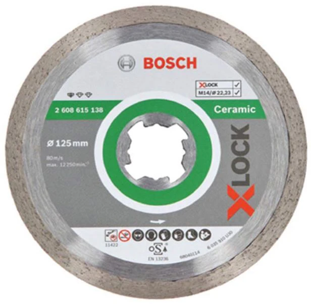 Pjovimo diskas kampiniams šlifuokliams Bosch, 125 mm x 1,6 mm x 22,23 mm