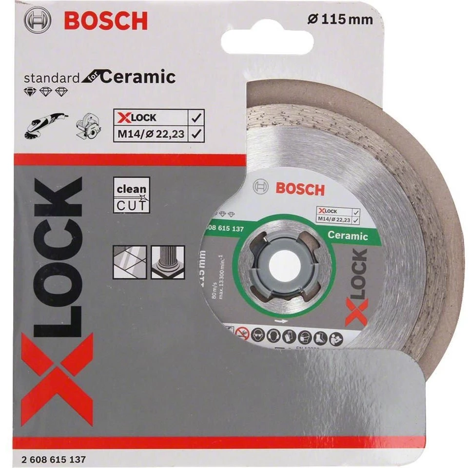 Pjovimo diskas kampiniams šlifuokliams Bosch, 125 mm x 1,6 mm x 22,23 mm