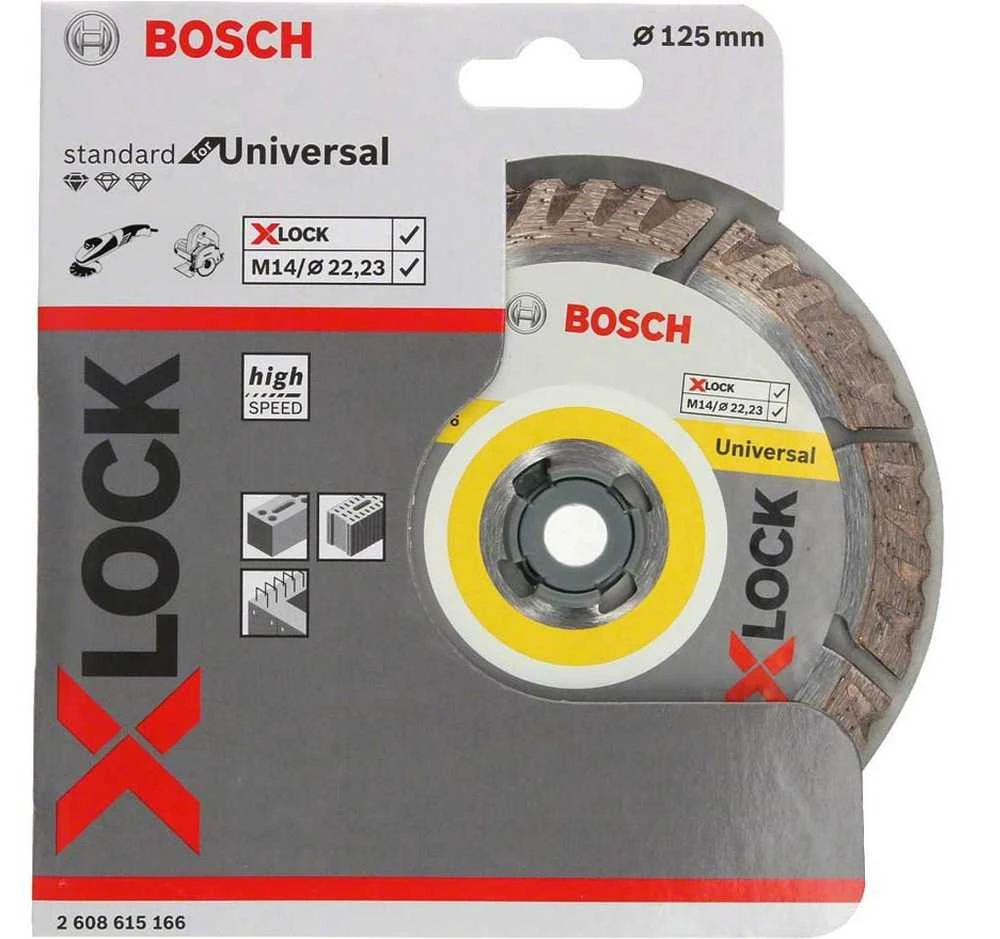 Bosch XLOCK Deimant.pjov.diskas Standard fUniversal 125mm