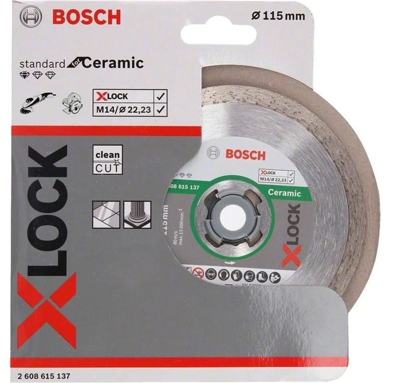 Pjovimo diskas kampiniams šlifuokliams Bosch, 125 mm x 1,6 mm x 22,23 mm