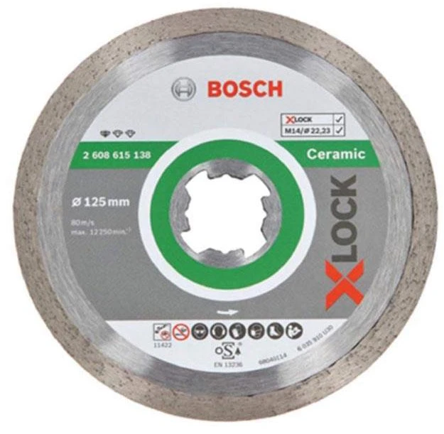 Pjovimo diskas kampiniams šlifuokliams Bosch, 125 mm x 1,6 mm x 22,23 mm