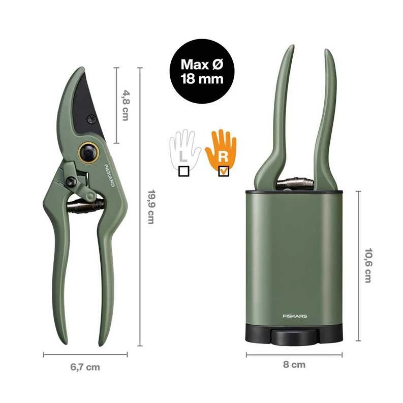 Grieznes universālie Fiskars 1075314, 18 cm