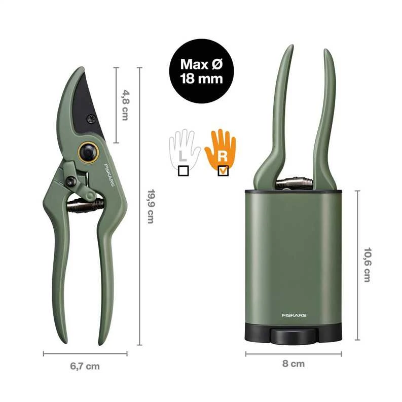 Grieznes universālie Fiskars 1075314, 18 cm