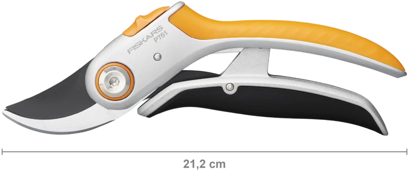 Fiskars Plus PowerLever metalinis sekatorius prasilenkiančiais ašmenimis (P751)