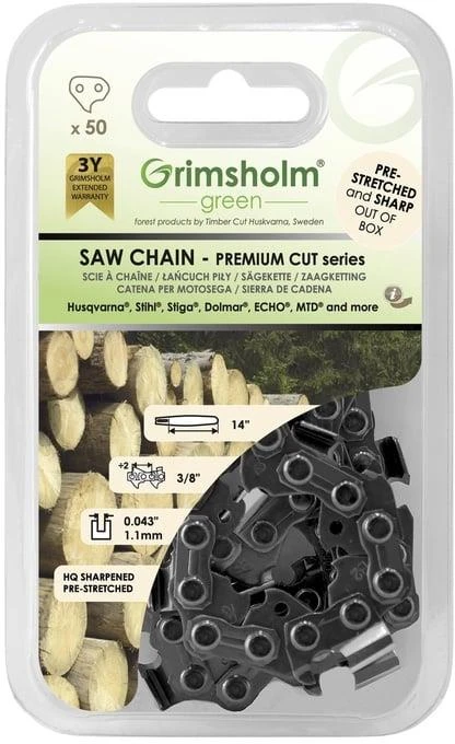 Grimsholm Grandininių pjūklų grandinė 804, 3/8″