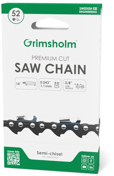 Grimsholm Grandininių pjūklų grandinė 805. 3/8"