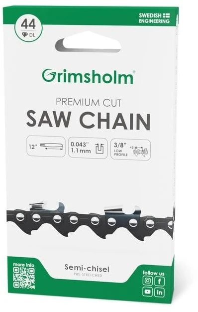 Grimsholm Grandininių pjūklų grandinė 802, 3/8″