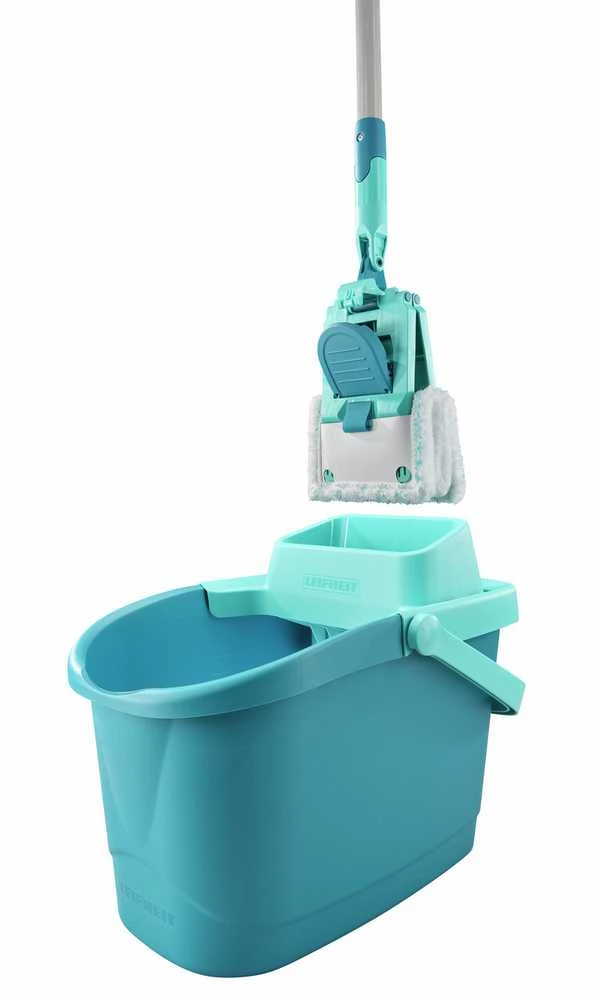 Grindų plovimo rinkinys Leifheit Power Clean, žydra sp., 6 l