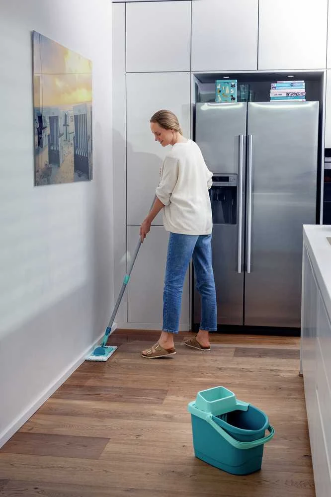 Grindų plovimo rinkinys Leifheit Power Clean, žydra sp., 6 l