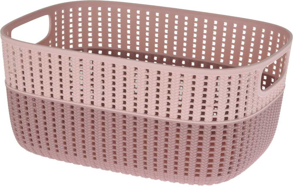 KOOPMAN DVIEJŲ SPALVŲ PLASTIKINIS KREPŠELIS 38X28CM 030002060 1vnt