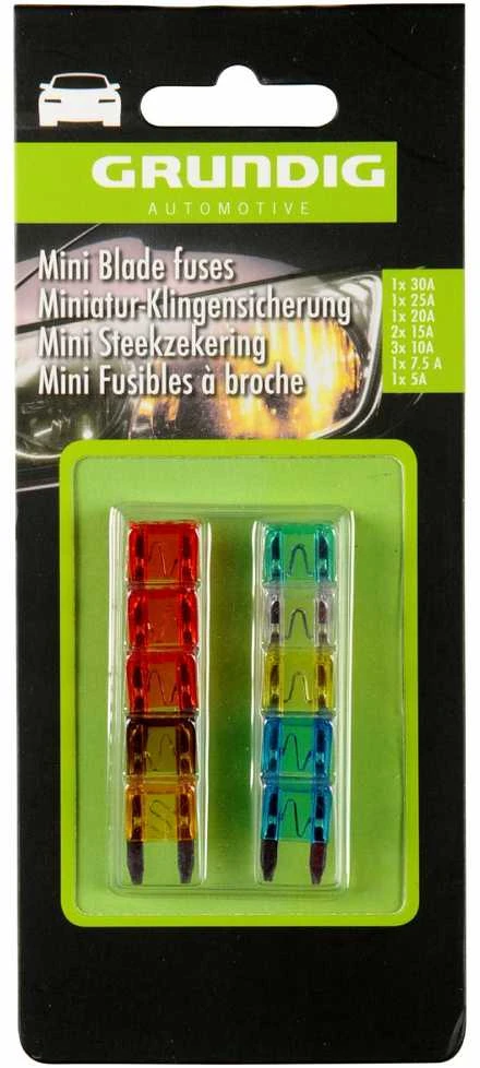Grundig Automotive Automobilių saugikliai mini 10vnt