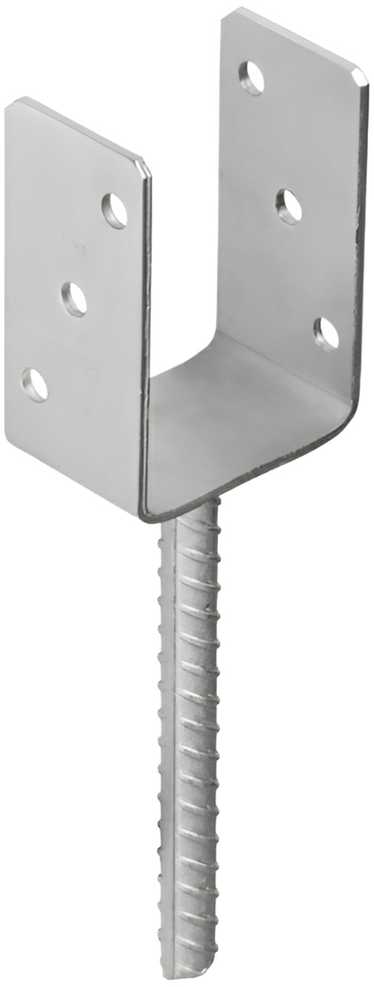 Grundline Sijos jungtis PS80 81x120x4mm U formos, įmūrijama
