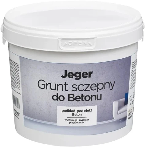 Gruntas Jeger BETON Primer, balta sp., 3kg