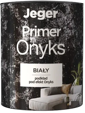 Gruntas, sienoms Jeger Onyks Primer Baltas, balta sp., 1 l