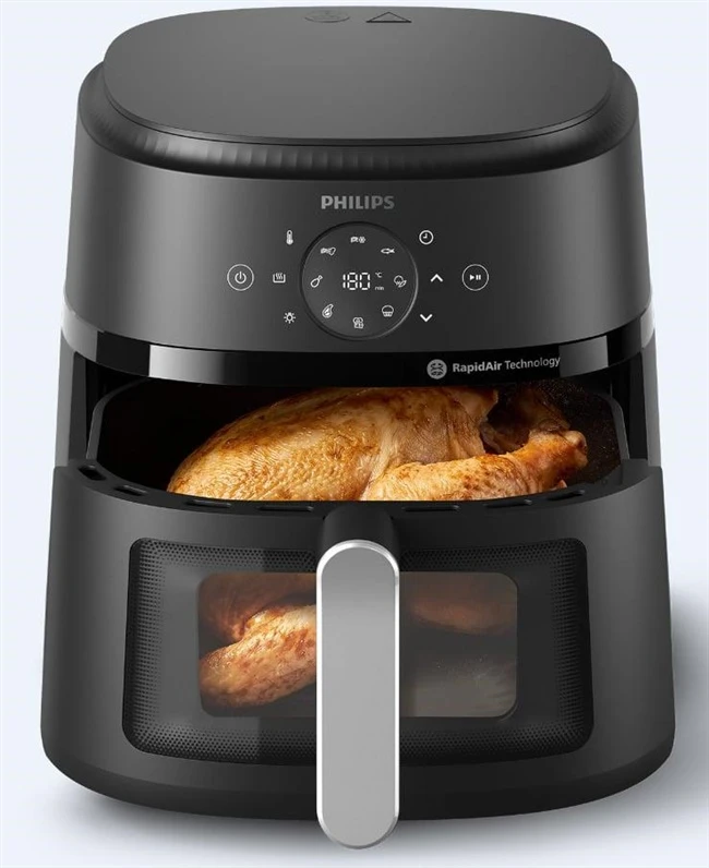 Karšto oro gruzdintuvė PHILIPS NA231/00. 1700 W. 6.2 l