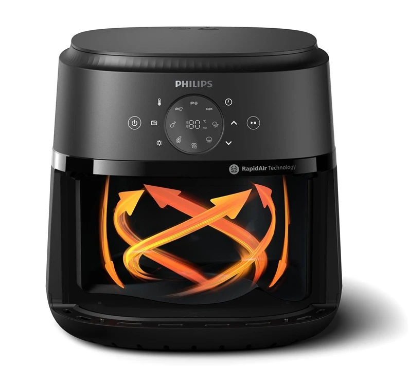 Karšto oro gruzdintuvė PHILIPS NA231/00. 1700 W. 6.2 l