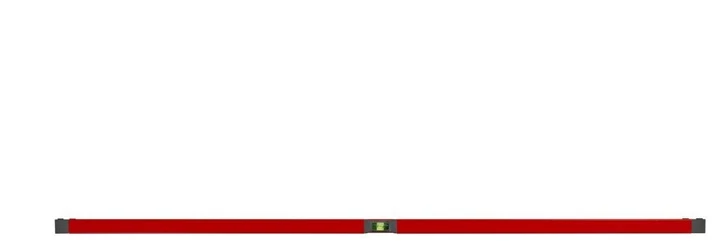 Sola Magnet spirit level LM Big REDM 3, 120cm Raudona