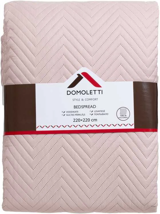 Domoletti BEDSPREAD MICRO 220X220 CM HERRING Rožinis