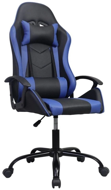 Happygame 6911, 59 x 47 x 116 – 126 cm, mėlyna/juoda