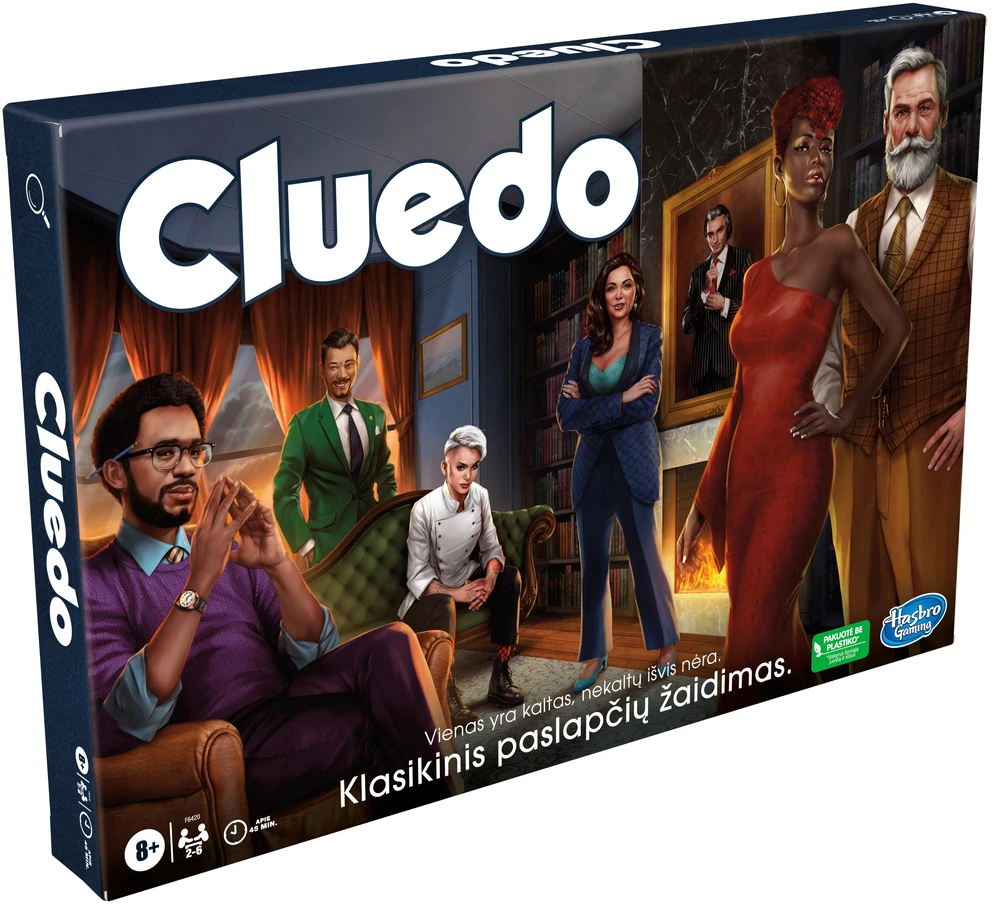 CLUEDO Klasikinis paslapčių žaidimas, lietuvių k.
