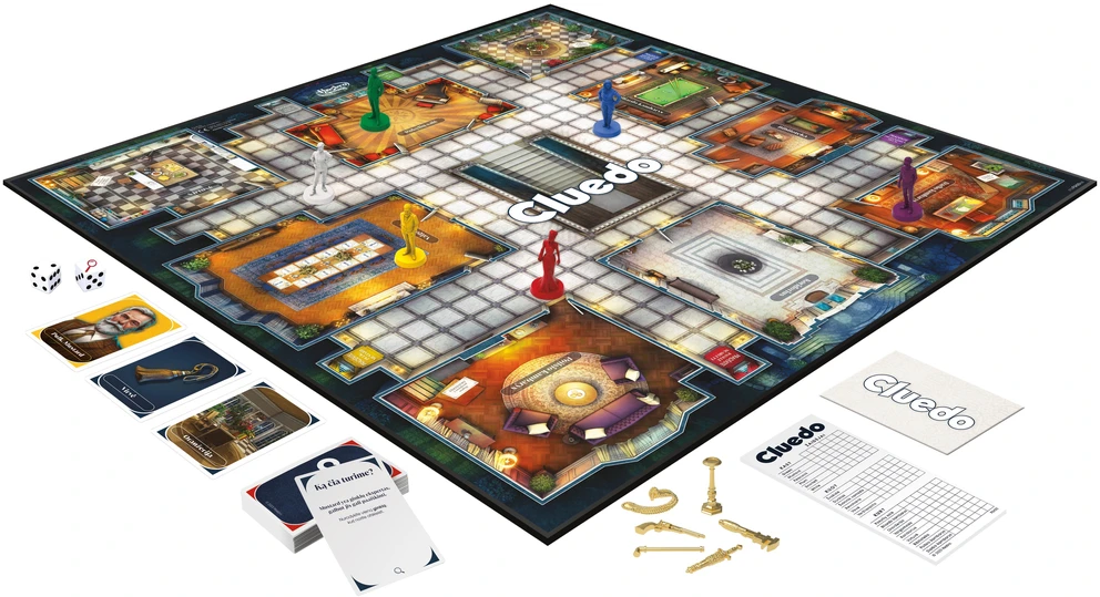 CLUEDO Klasikinis paslapčių žaidimas, lietuvių k.
