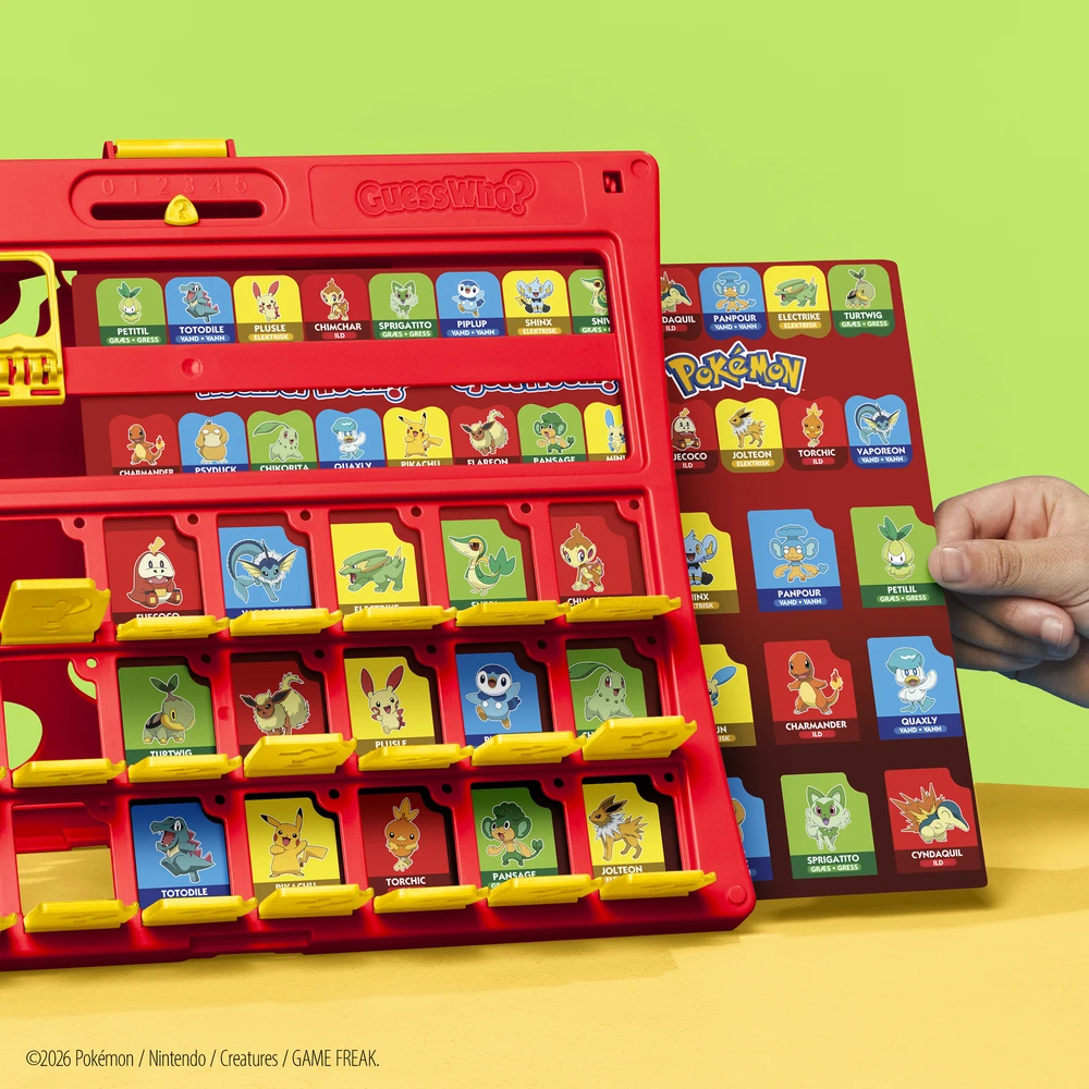 Hasbro GUESS WHO POKEMON Stalo žaidimas, anglų k.