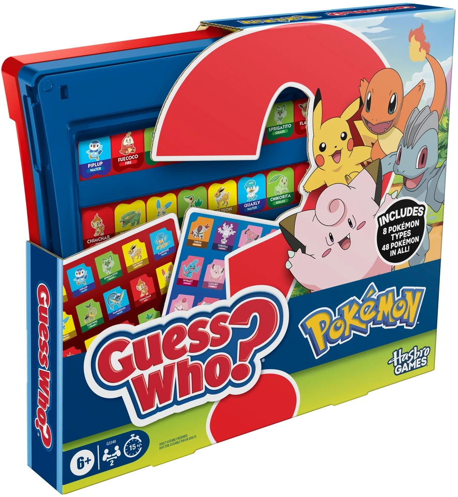 Hasbro GUESS WHO POKEMON Stalo žaidimas, anglų k.