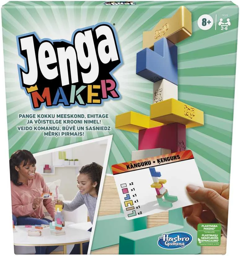 Hasbro JENGA Galda spēle „Jengas veidotājs“ (igauņu JT latviešu val.)