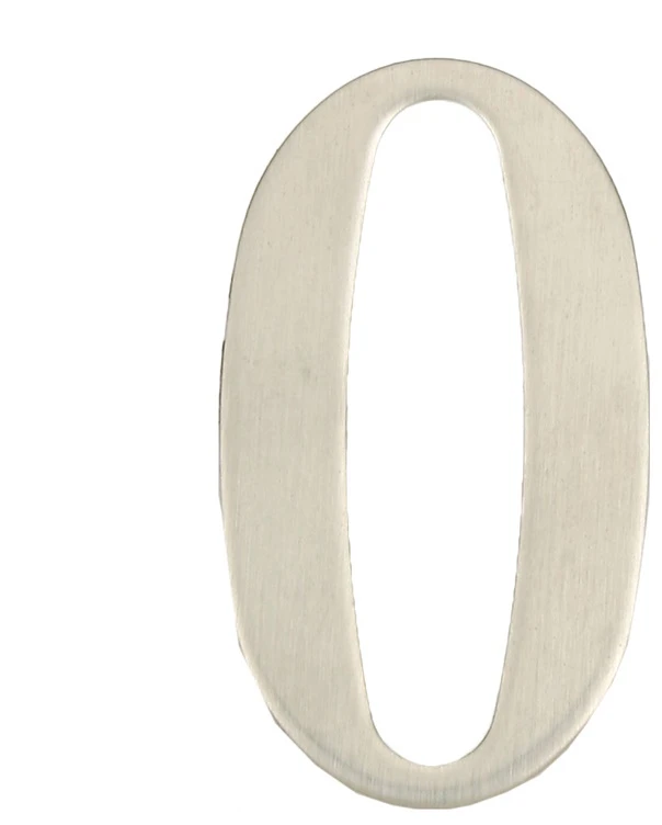Haushalt Durų numeris „0“. nerūdijantis plienas. 62 mm