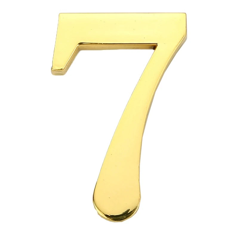 Haushalt Durų numeris "7". aukso spalvos. 45 mm