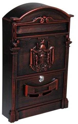 Haushalt METH MAILBOX PW-550AL 256X87X410 ANT BRASS