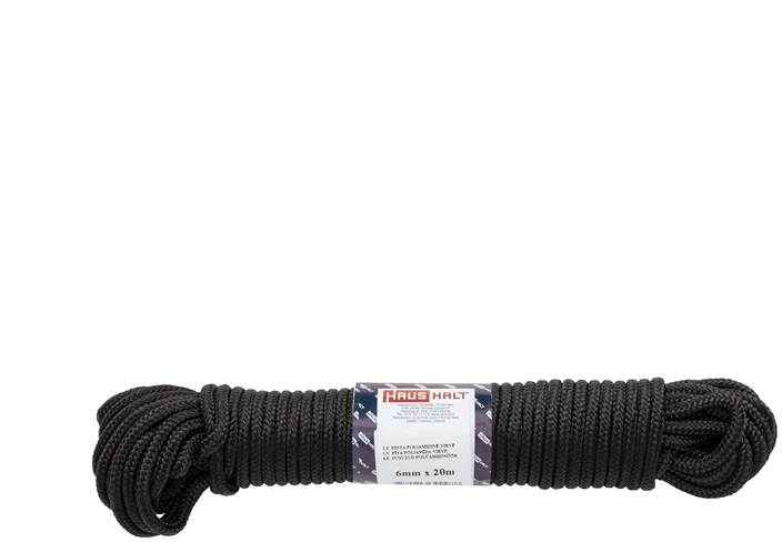 Haushalt Konger BRAIDED POLYAMIDE ROPE Juodas 6MM 20M