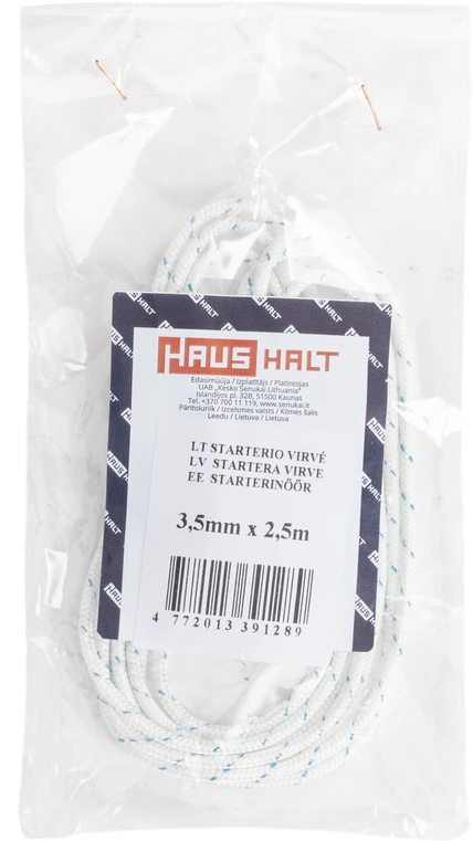 Haushalt Starterio virvė D3.5, 2.5 m