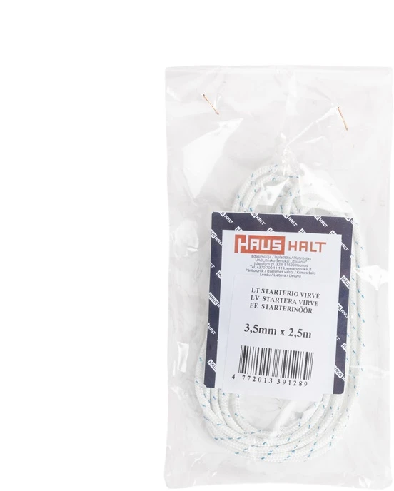 Haushalt Starterio virvė D3.5, 2.5 m