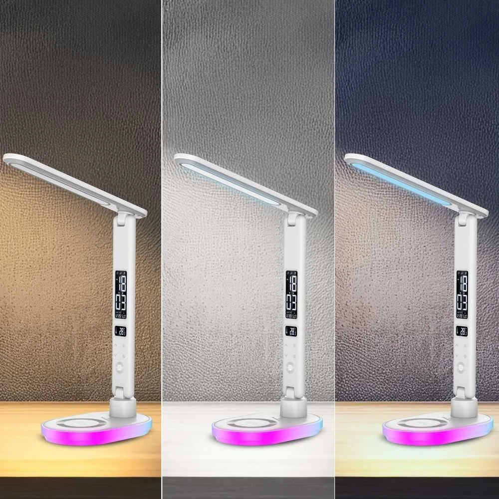 Hawk HW-LAMP03 LED Desk Lamp Baltas RGB