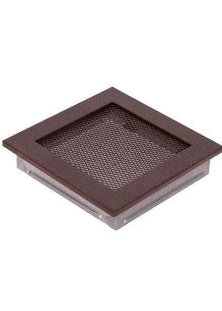 Grotelės židiniui HEARTH, vario spalvos, 170 x 170 mm