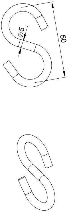 Helaform RATUK DUR VPS/2-75/NYLON + S-HOOK (6+6)