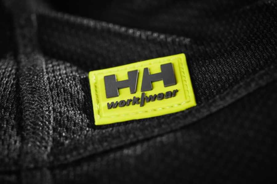 Helly Hansen Darbo aprangos „Lifa“ apatiniai marškinėliai su apvalia kaklo iškirpte 75105, juodi, XL dydis