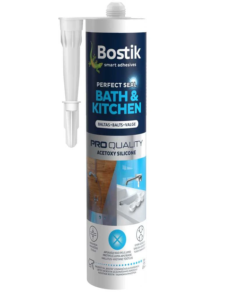 Hermetikas Bostik, 0,28 l, baltas.