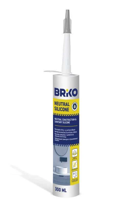 Hermetikas Briko Neutr LM, 0,3 l, pilkos spalvos.