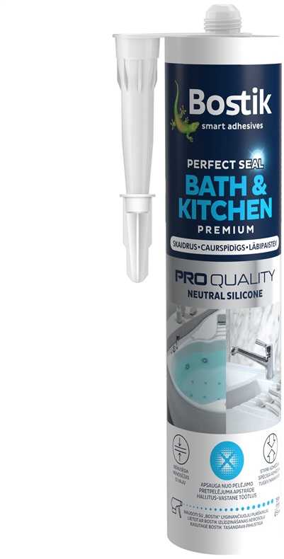 Dymo BOSTIK BATH&KITCH SIL N 280 TRANS 249 12