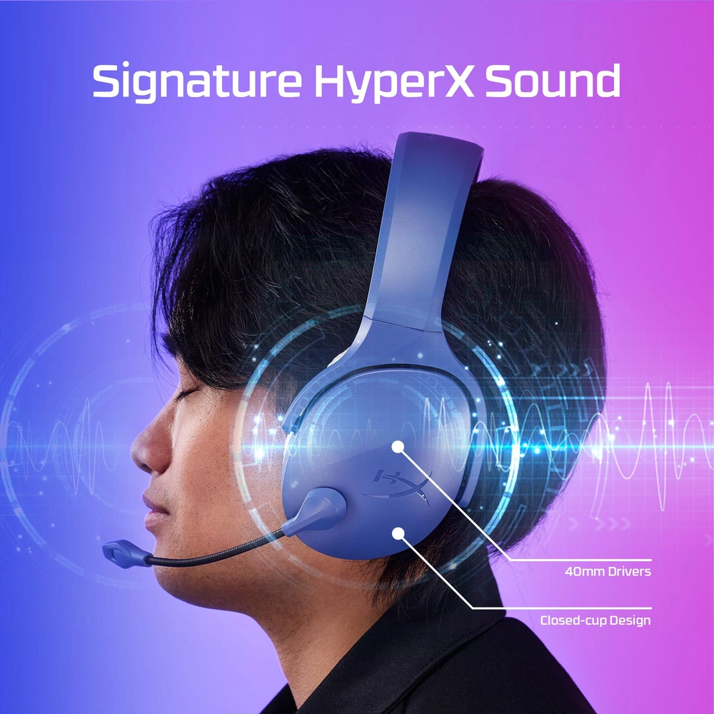 HyperX Cloud Jet Žaidimų Ausinės | Mėlyna