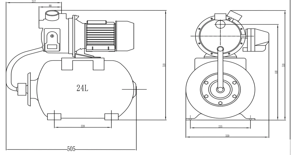 Haushalt Dell HYDROPHORE HF-750S 750W NP